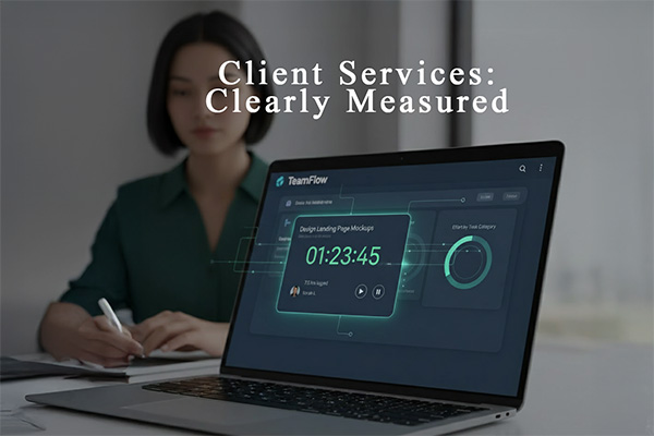 Team collaboration workspace with shared documents and communication tools